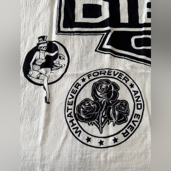 Diesel Black and White Graphic Scarf - Picture 4 of 8